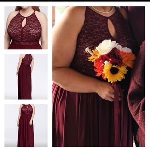 David’s Bridal bridesmaid dress. Could use for prom or any special occasion.